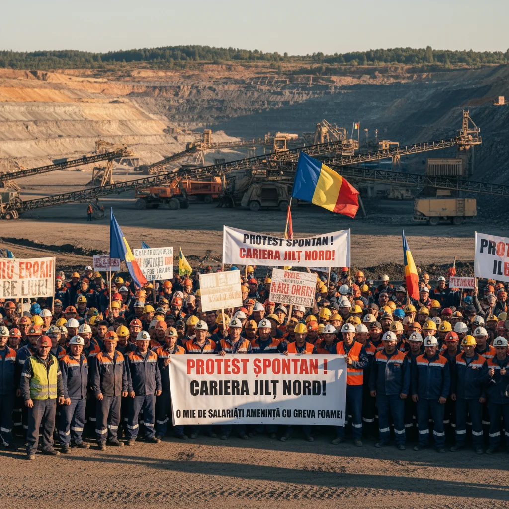 1000 de angajați amenință cu greva foamei