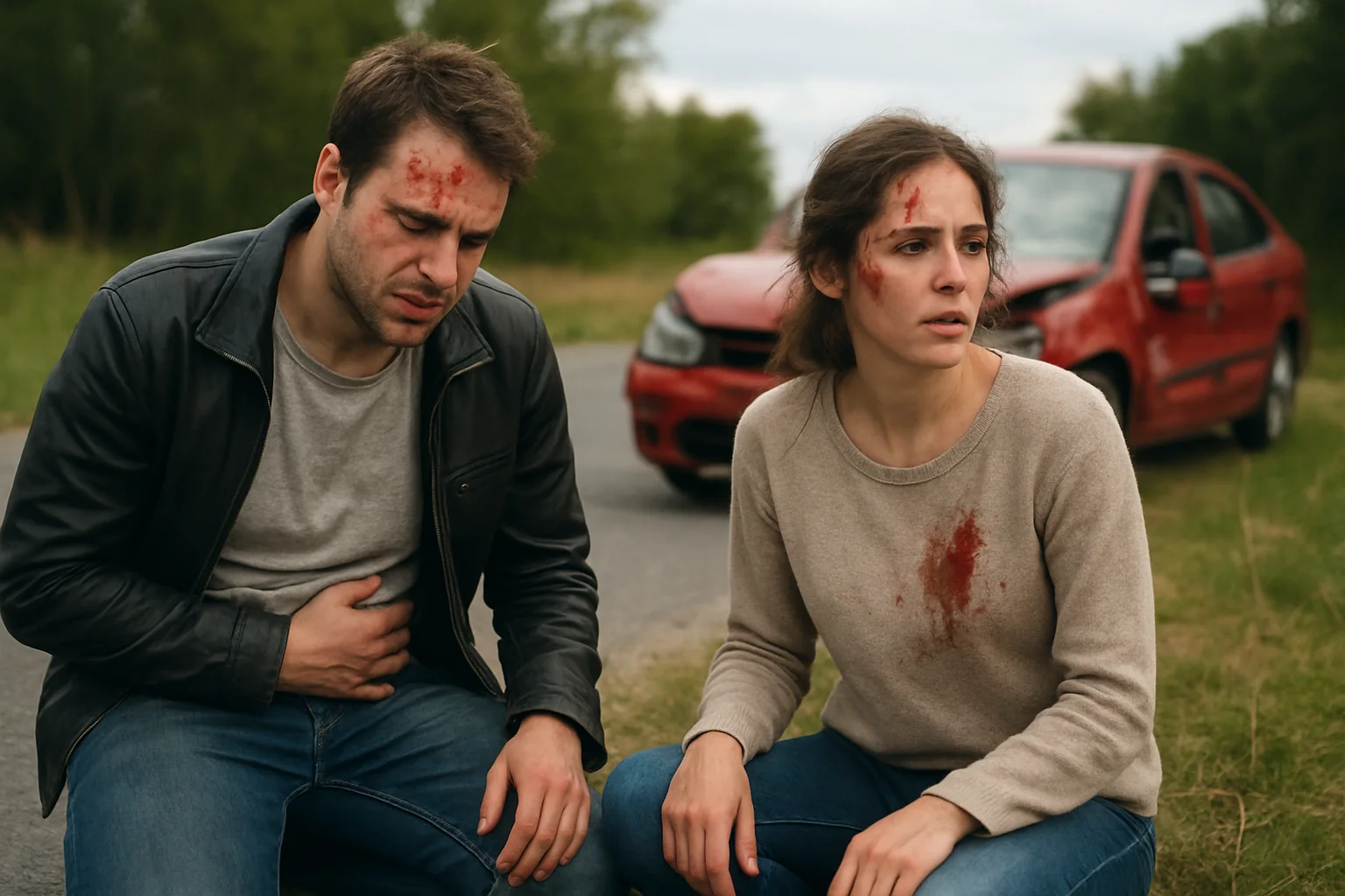 Accident în Câlnic: Doi răniți, un șofer încarcerat