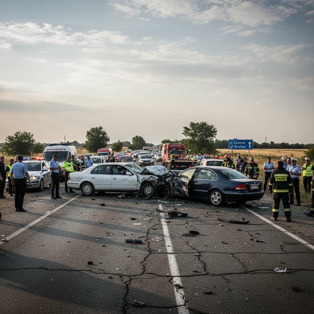 Accident rutier fatal pe DN 55, între Craiova și Bechet