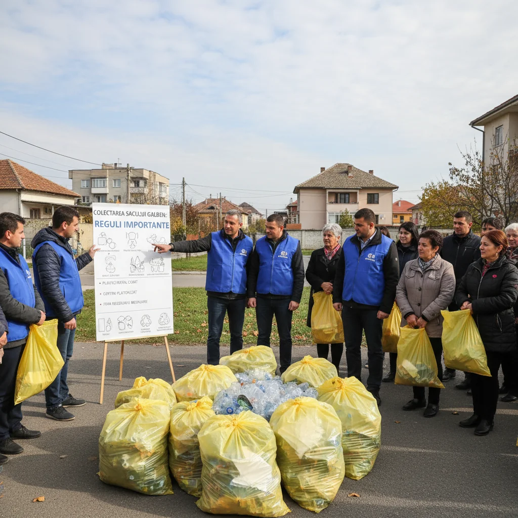 ADIS Gorj reamintește regulile pentru colectarea sacului galben în județ