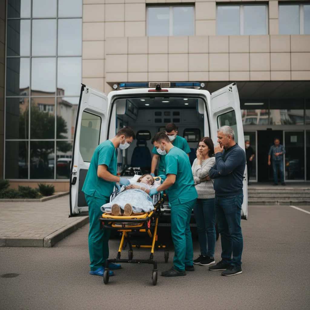 Alertă medicală la Târgu Jiu: copil de 8 ani cu meningo-encefalită transferat de urgență la București