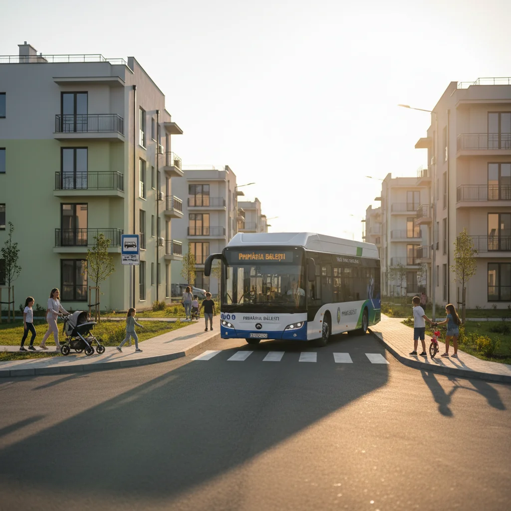 Alimentare cu curent electric asigurată de Primăria Bălești în Cartierul Tineretului