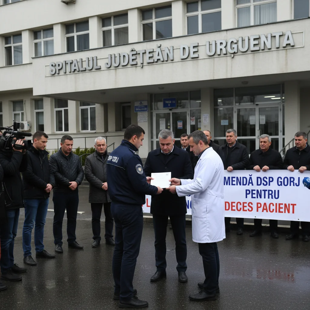 Amendă de 30.000 de lei pentru Spitalul Județean Târgu Jiu după decesul unui pacient în ambulanță