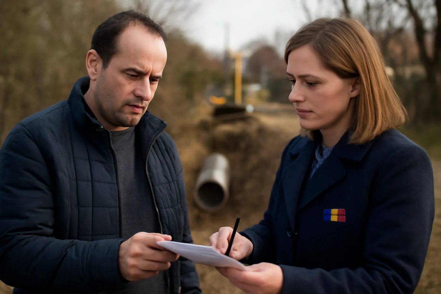 Amendă pentru canalizare neautorizată în mediu