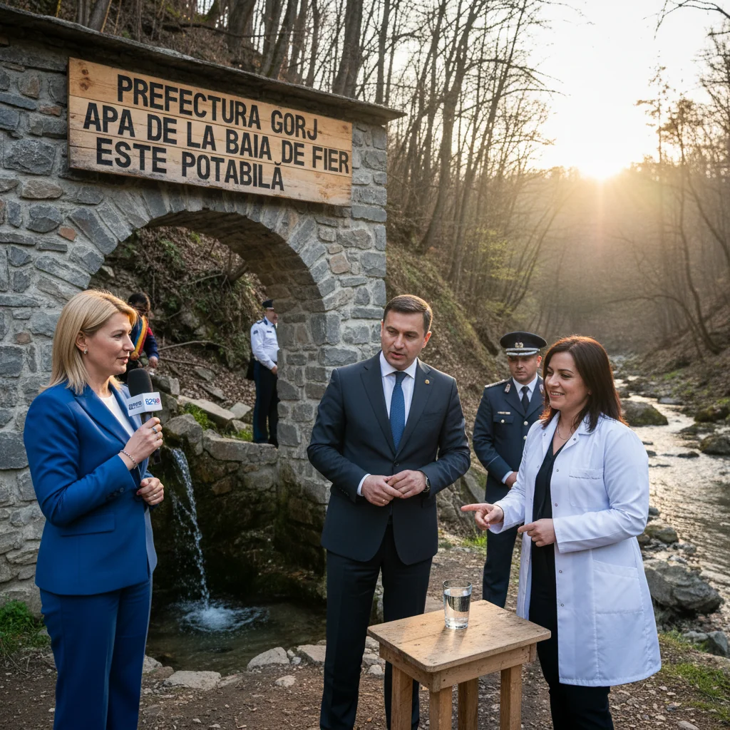 Apa de la Baia de Fier este potabilă și sigură pentru consum
