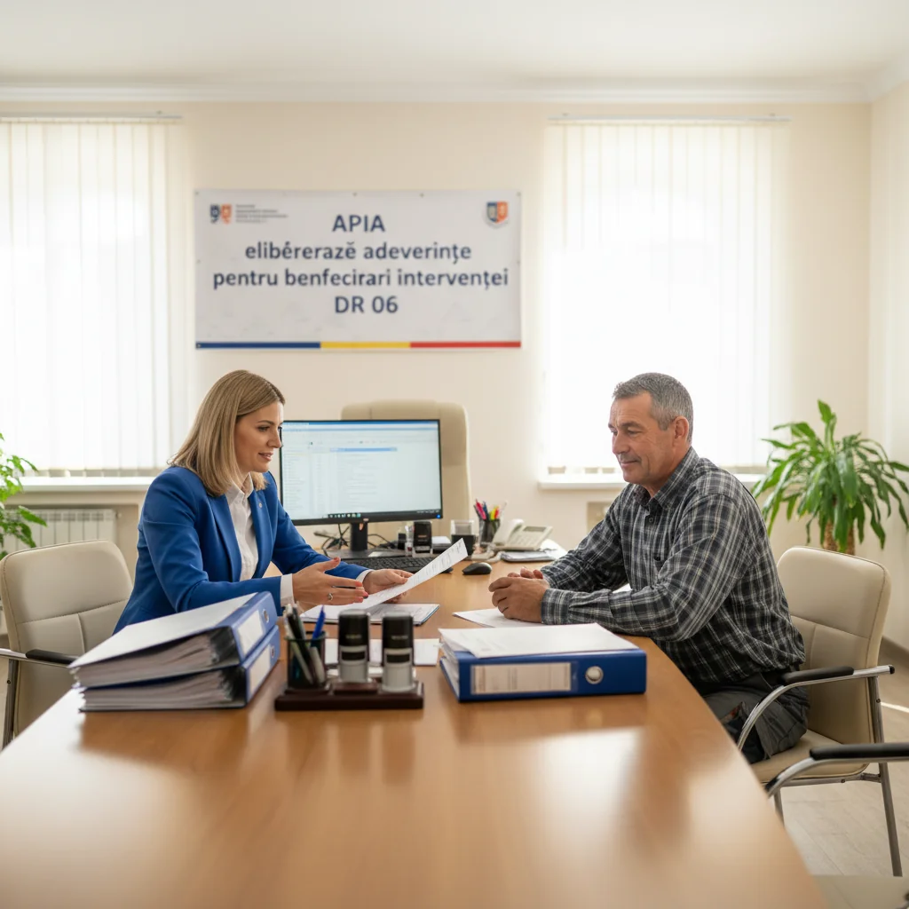 APIA începe eliberarea certificatelor pentru beneficiarilor ajutorului DR 06