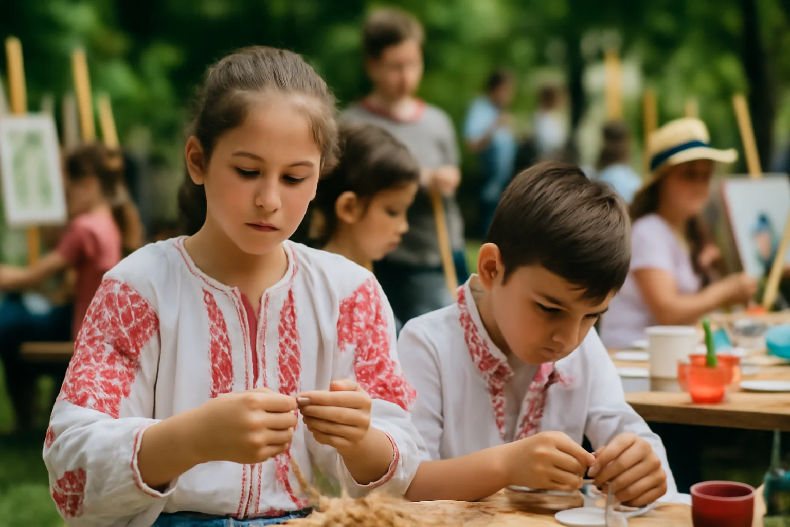 Artă, tradiție și ateliere de creație pentru copii