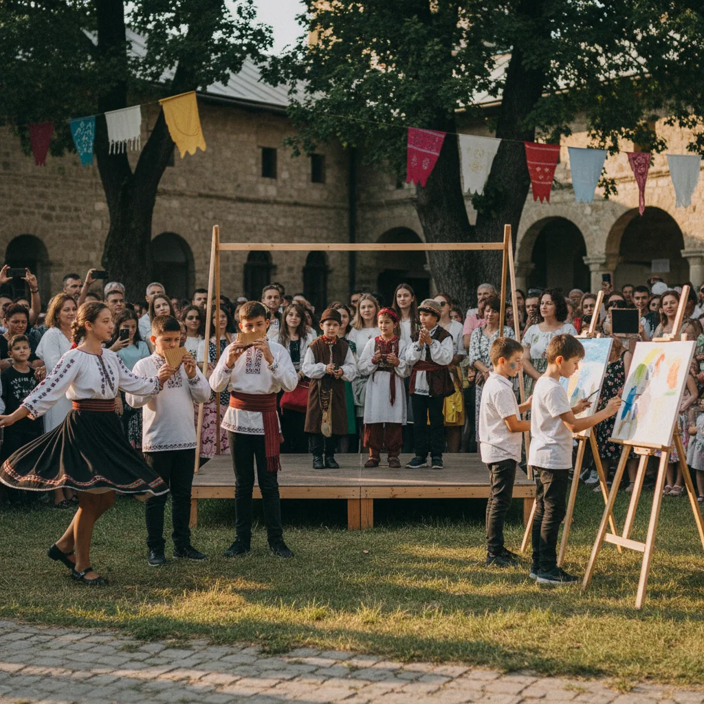 ArtFestJunior aduce teatru, muzică, dans și pictură în Polovragi