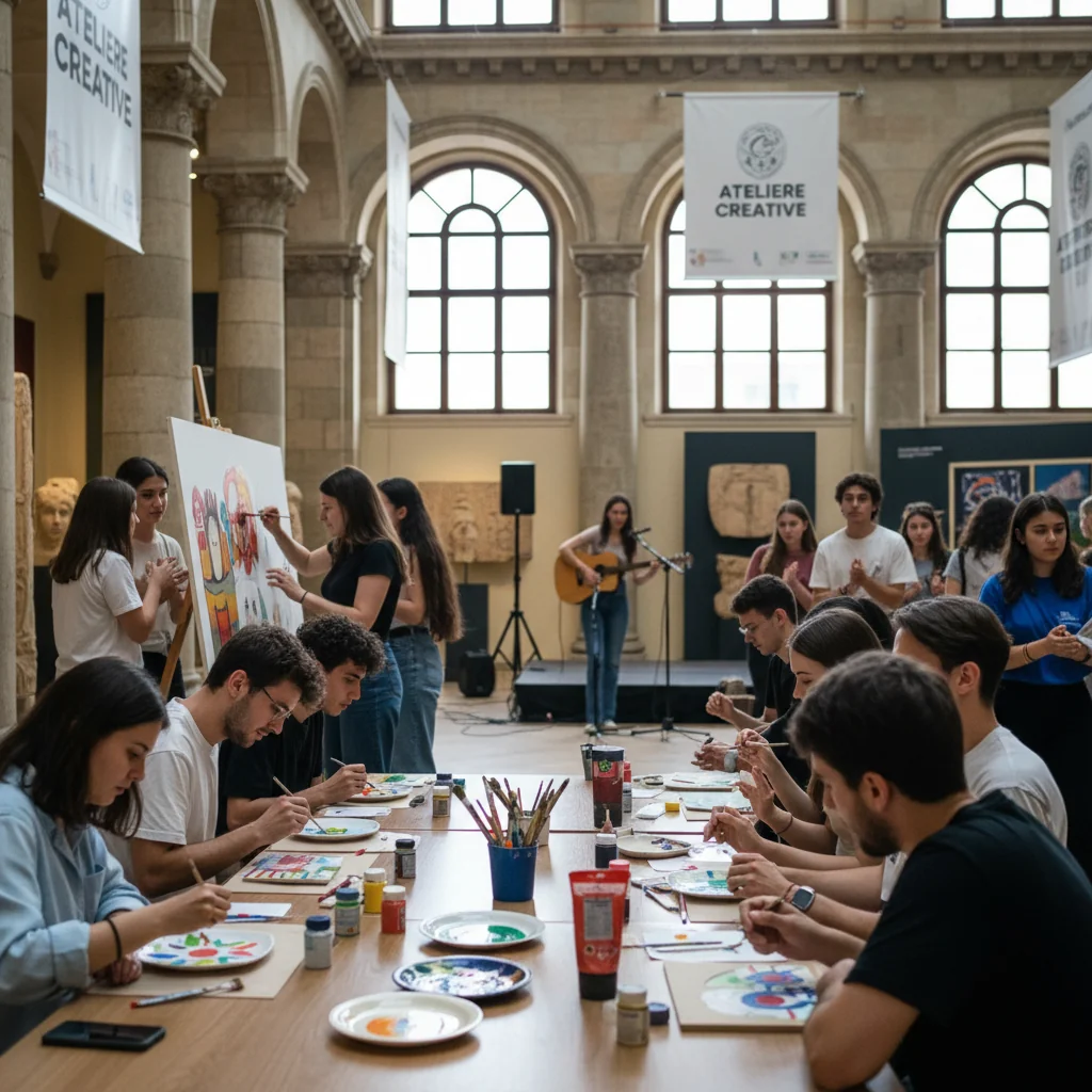 Ateliere creative pentru tineri la Muzeul Județean