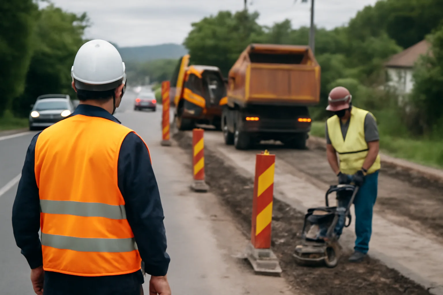 Atenție șoferi! Lucrări pe DN 67 la Pișteștii din Deal