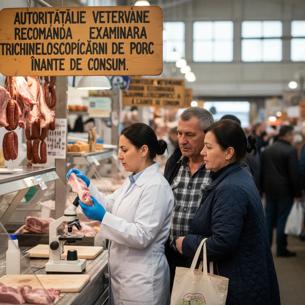 Autoritățile veterinare recomandă testarea trichineloscopică a cărnii de porc înainte de consum în județul nostru