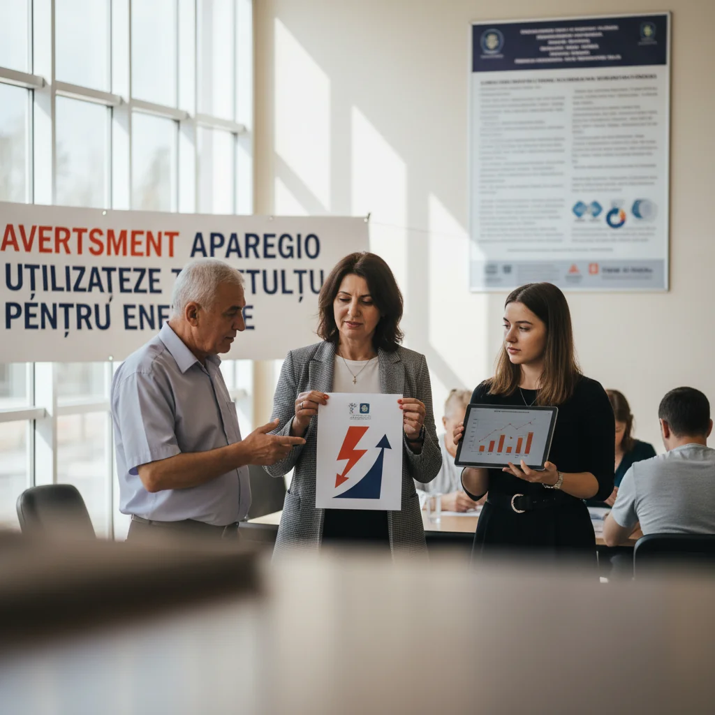 Avertisment Aparegio la Târgu Jiu privind modul de utilizare a tichetului pentru energie