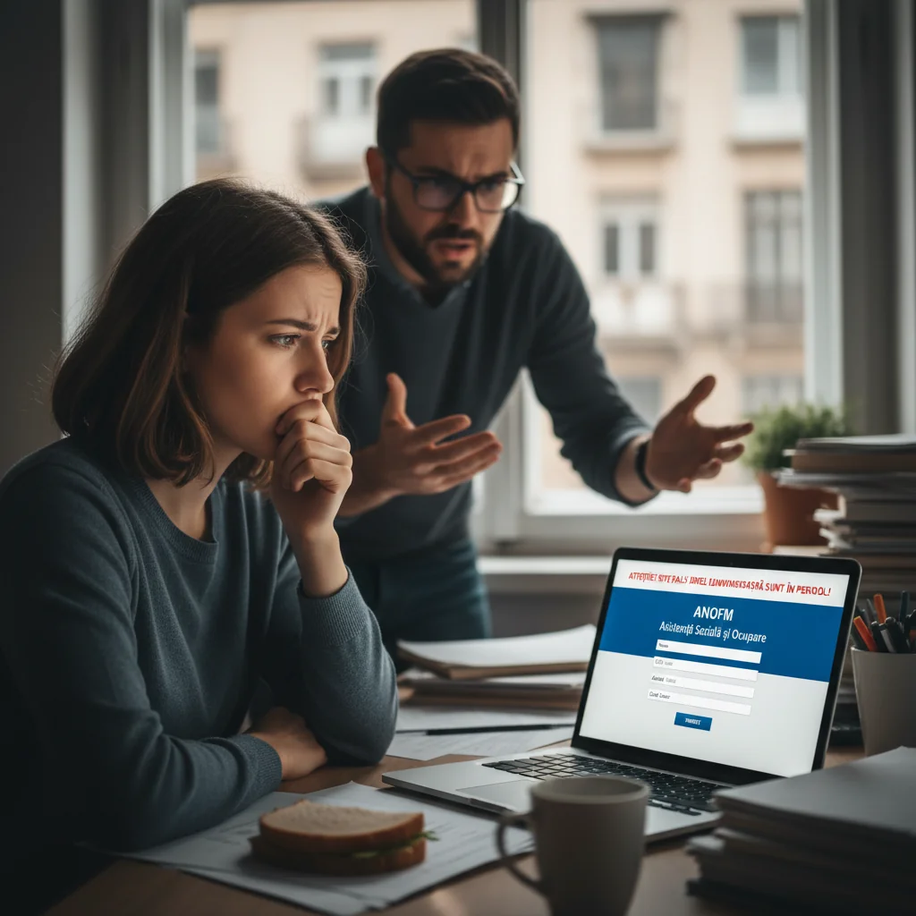Avertizare la Târgu Jiu privind un site fals care colectează ilegal date în numele ANOFM