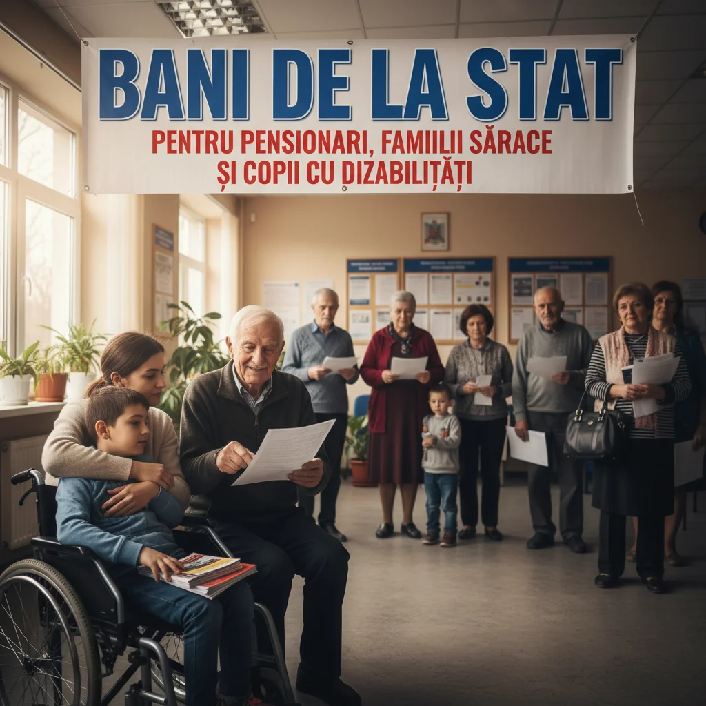 Bani de la stat pentru pensionari, familii sărace și copii