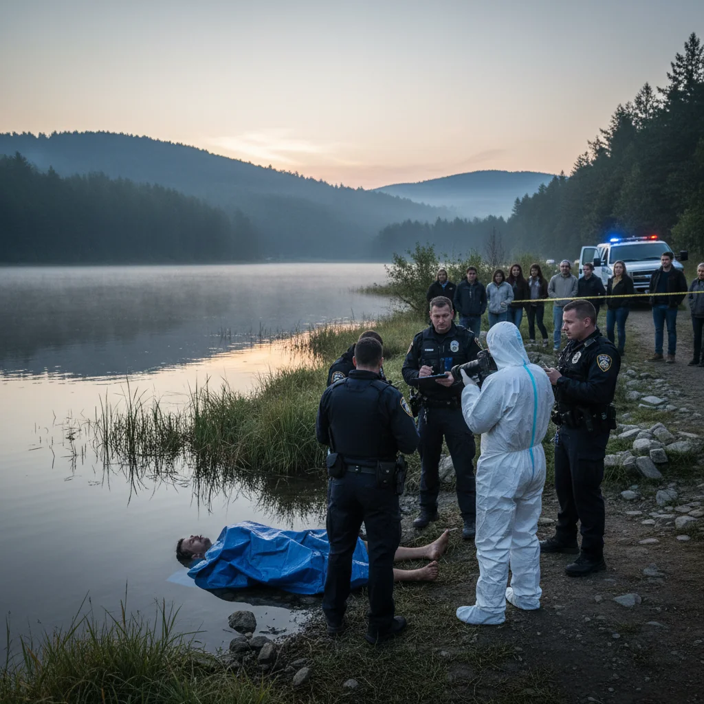 Bărbat descoperit decedat într-un lac din localitate