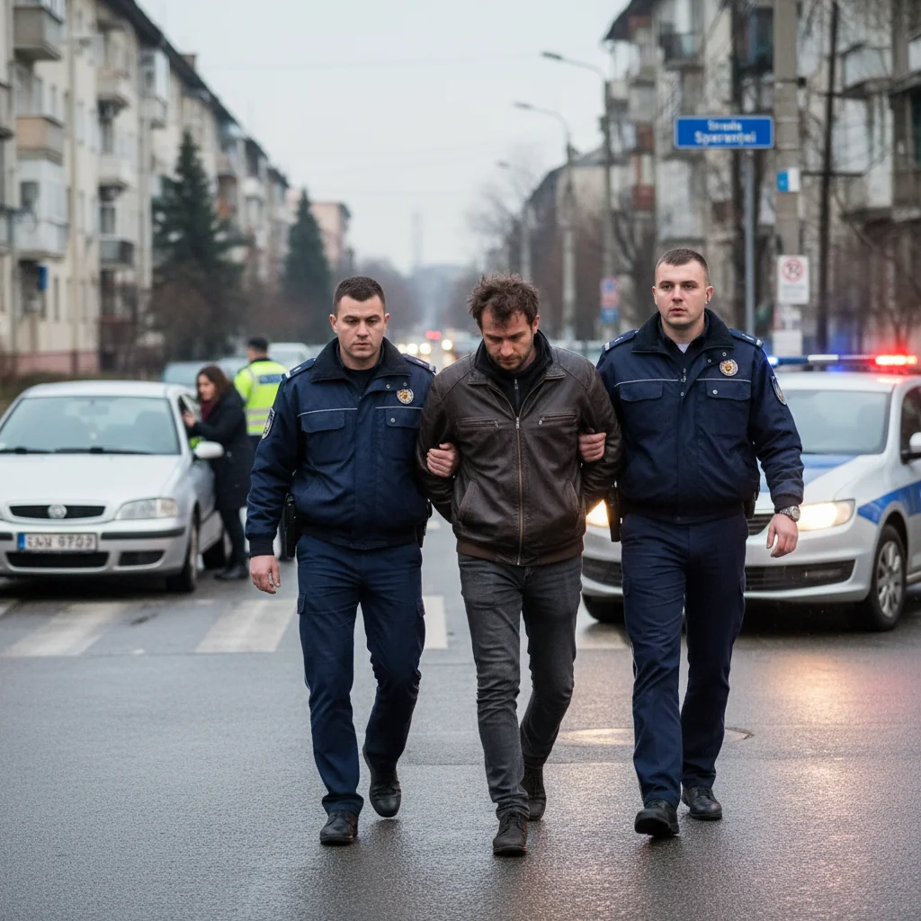 Bărbat reținut după ce a urmărit în trafic fosta iubită în județul [Numele Localității]
