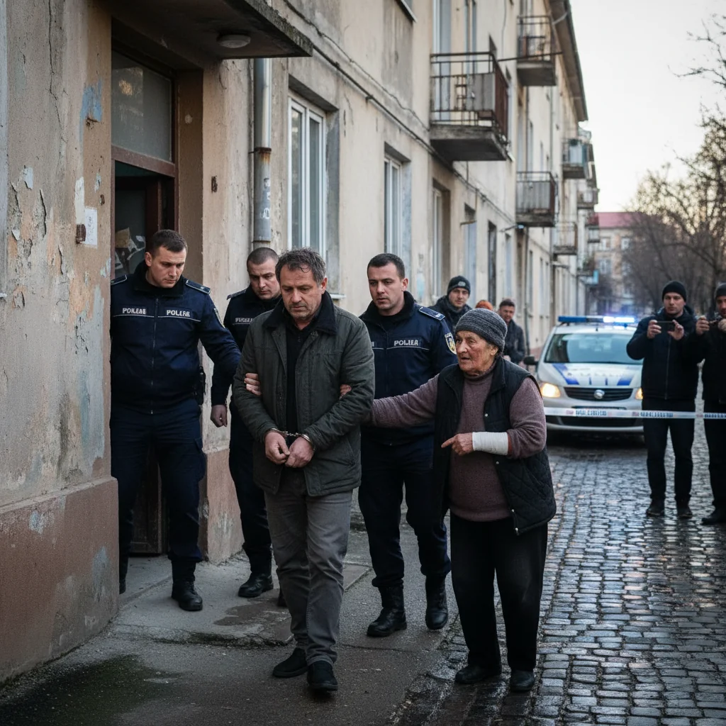 Bărbat reținut după ce și-a agresat vecina în localitate