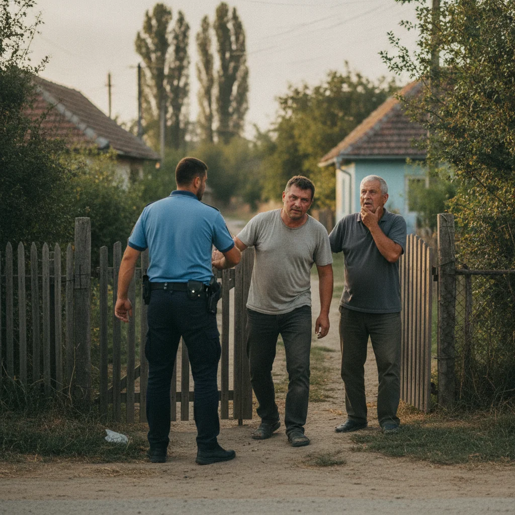Bărbat reținut în Scoarța după ce și-a lovit vecinul