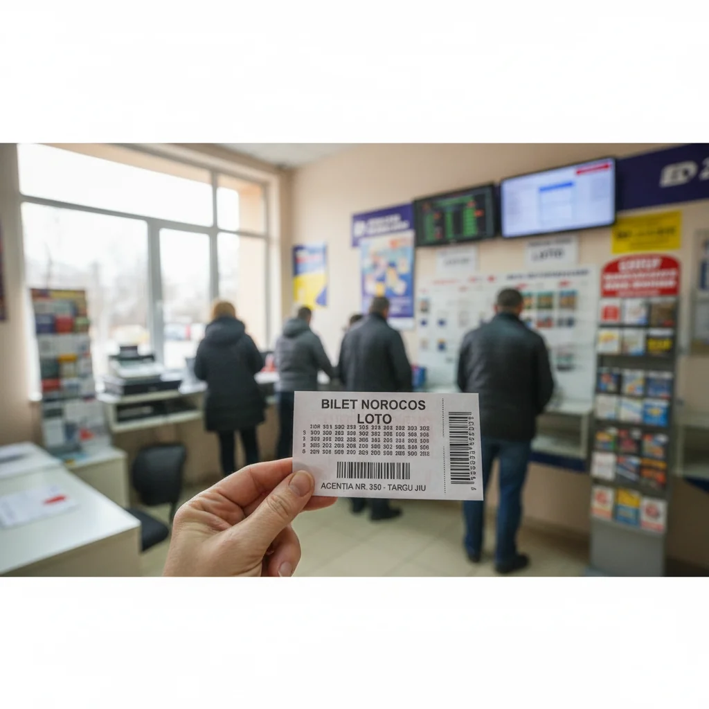 Bilet câștigător la Loto, jucat la o agenție din Târgu Jiu pe 8 martie 2026
