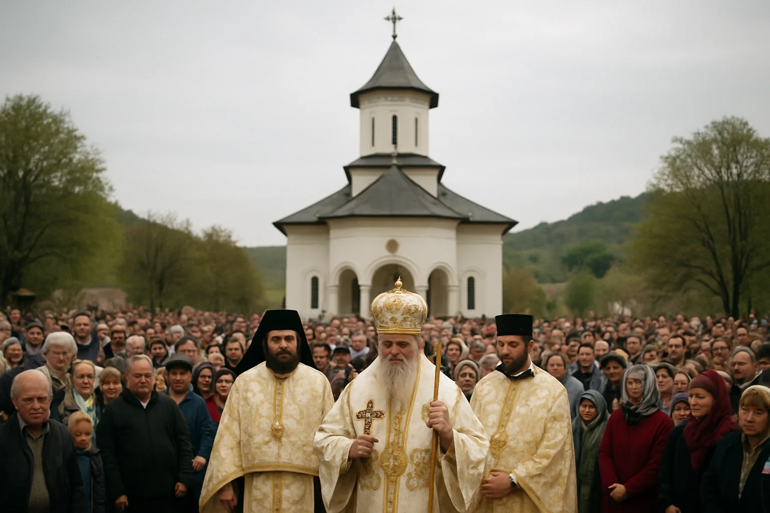 Biserica din Alimpești, resfințită după ample lucrări