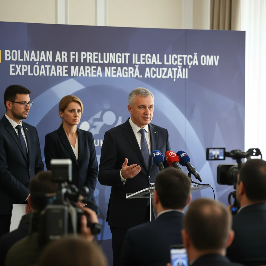 Bolojan, acuzat de prelungirea ilegală a licenței OMV pentru exploatarea în Marea Neagră