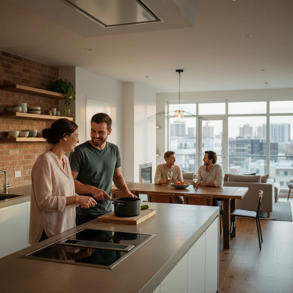 Bucătării open space: transformări inovatoare în designul interior