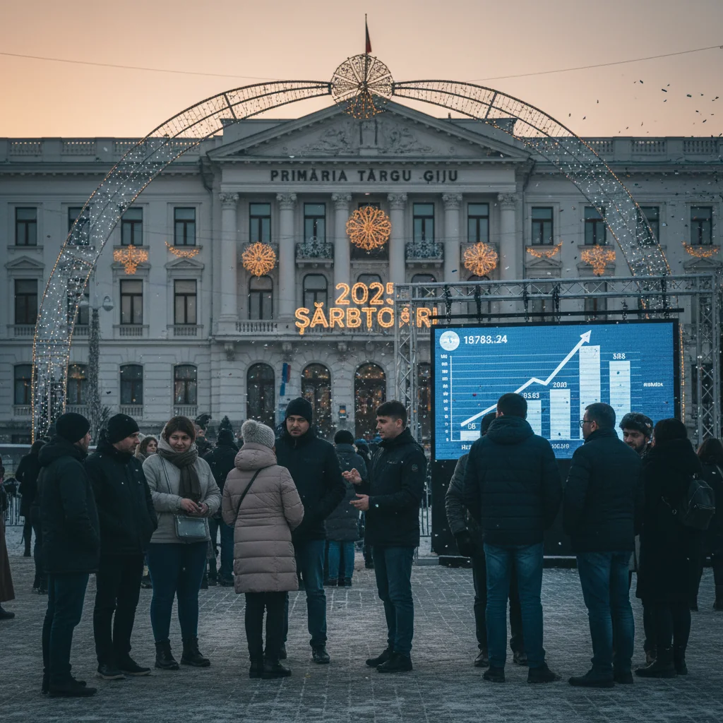 Bugetul pentru sărbătorile de iarnă 2025, propus spre majorare la Târgu Jiu