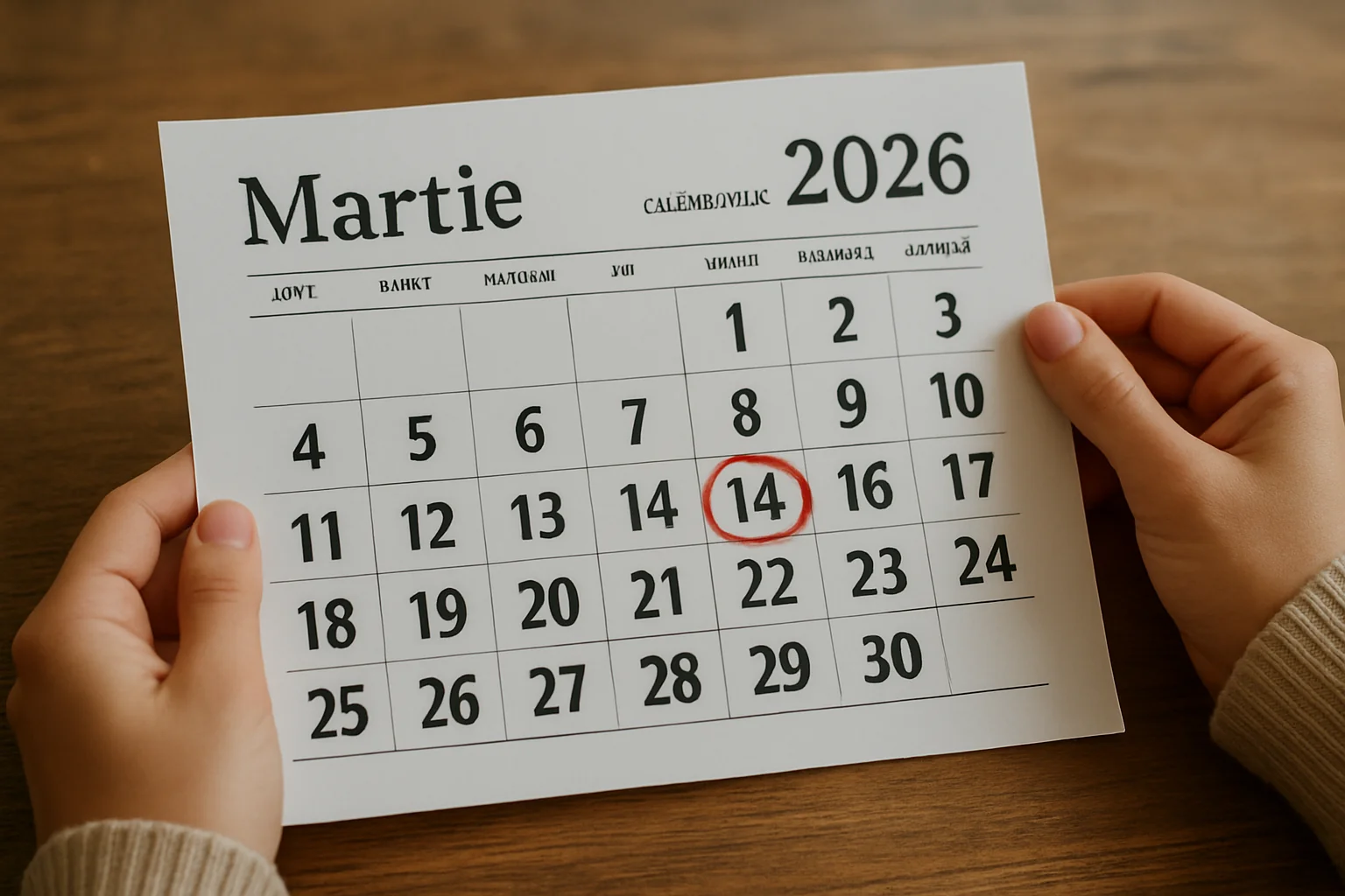 Calendar ortodox – 2026-03-14