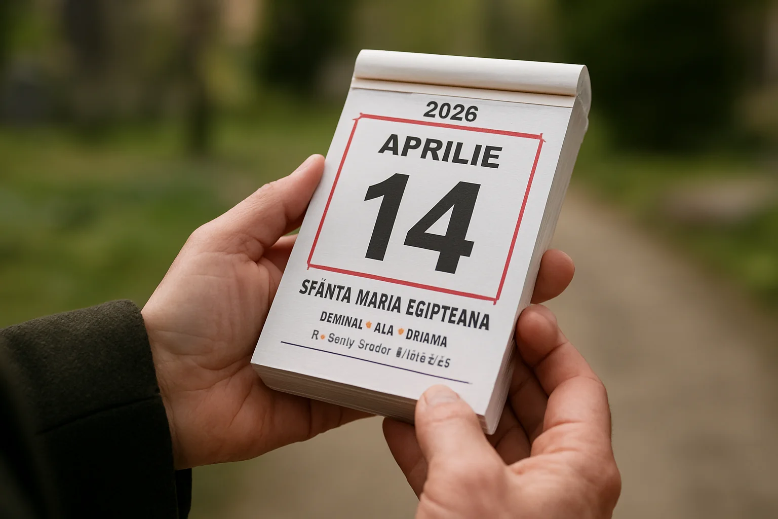 Calendar ortodox – 2026-04-14