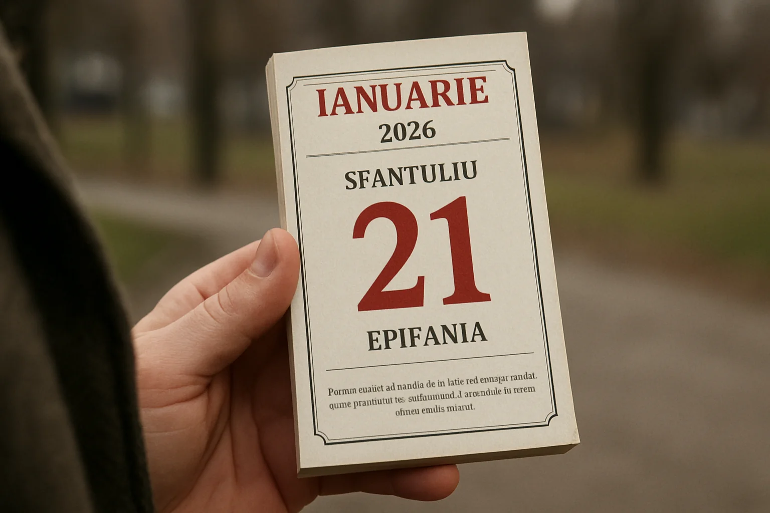 Calendar ortodox – 21 ianuarie 2026