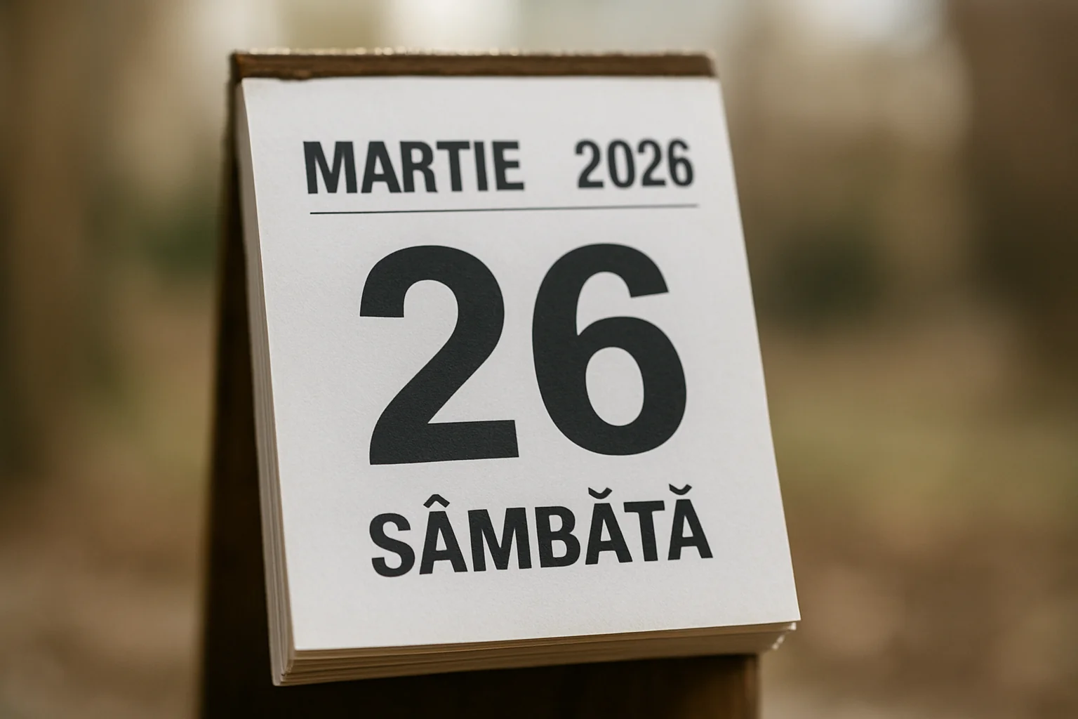 Calendar ortodox – 26 martie 2026