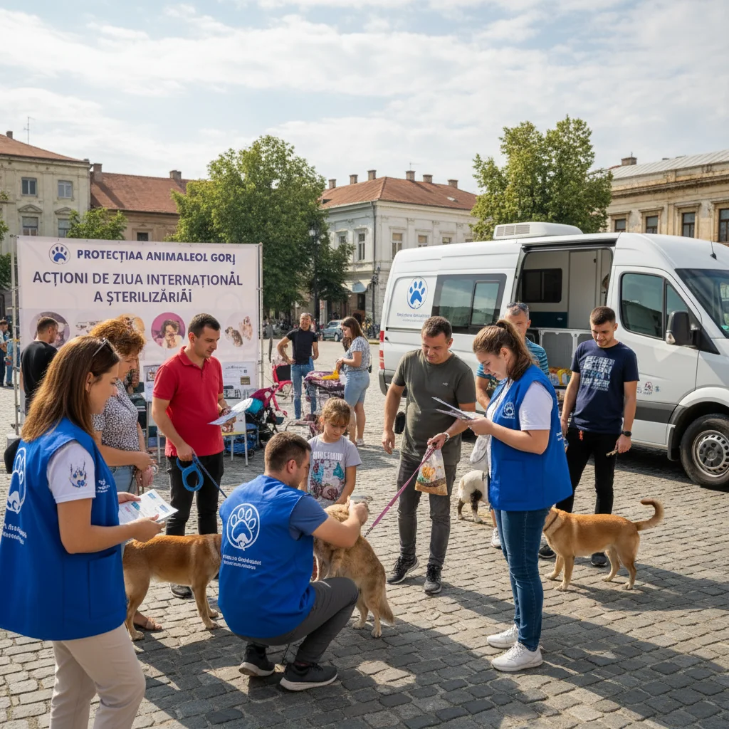 Campanie de sterilizare a animalelor în Gorj, marcată de acțiuni speciale de Ziua Internațională a Sterilizării