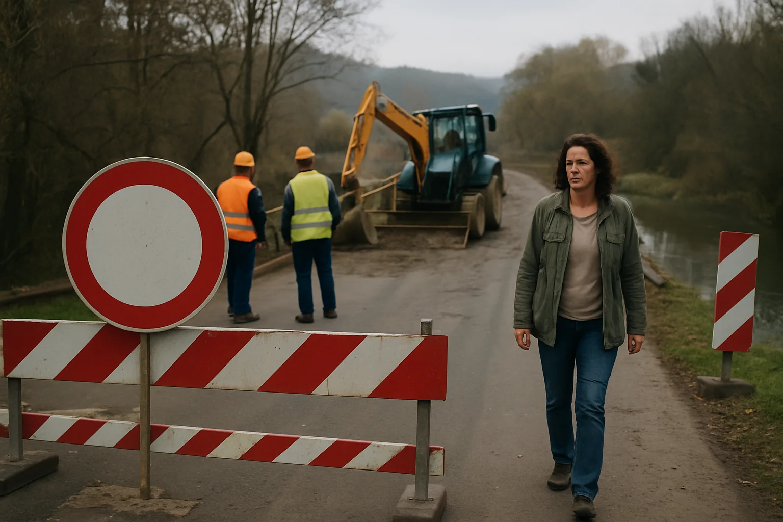 Circulație închisă pe DJ 672B pentru reconstrucție pod Șușița