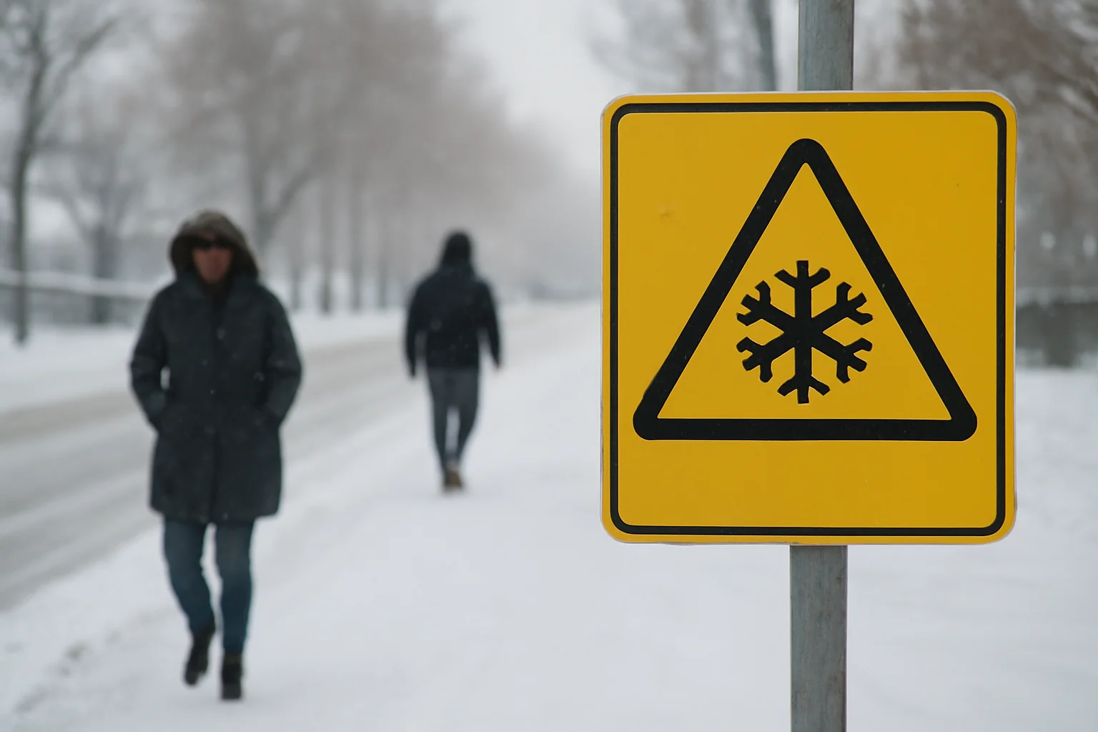 Cod galben de ger și ninsori la Târgu Jiu: avertizare meteo pentru județul Gorj