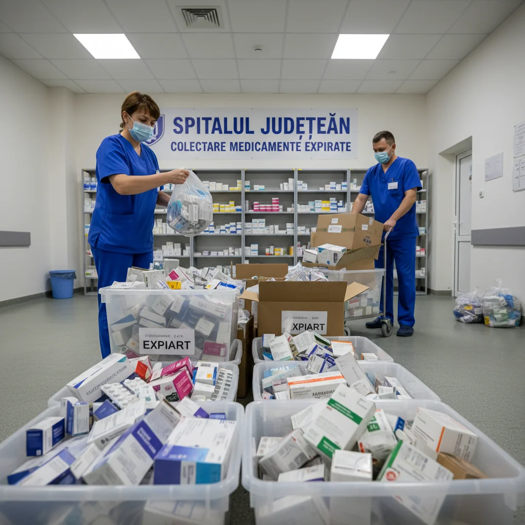 Colectare medicamente expirate la Spitalul Județean din [Numele Localității]