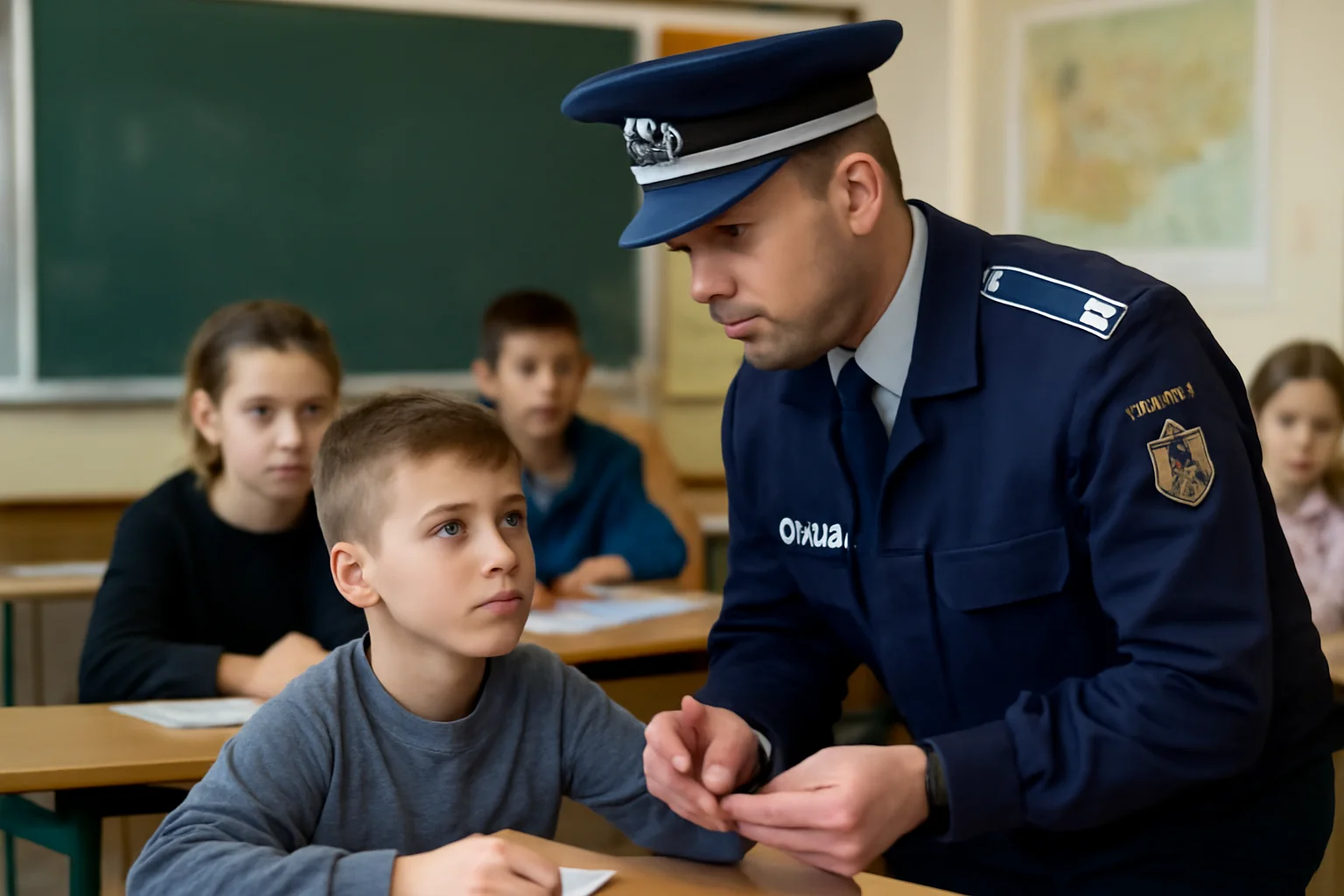 Concurs educativ organizat de polițiști în școlile din județul Gorj, cu accent pe elevii din Târgu Jiu