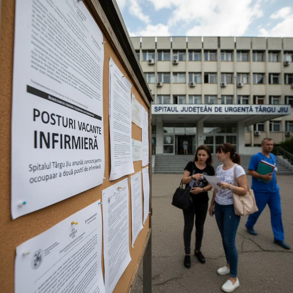 Concurs pentru două posturi de infirmieră disponibile la Spitalul din Târgu Jiu