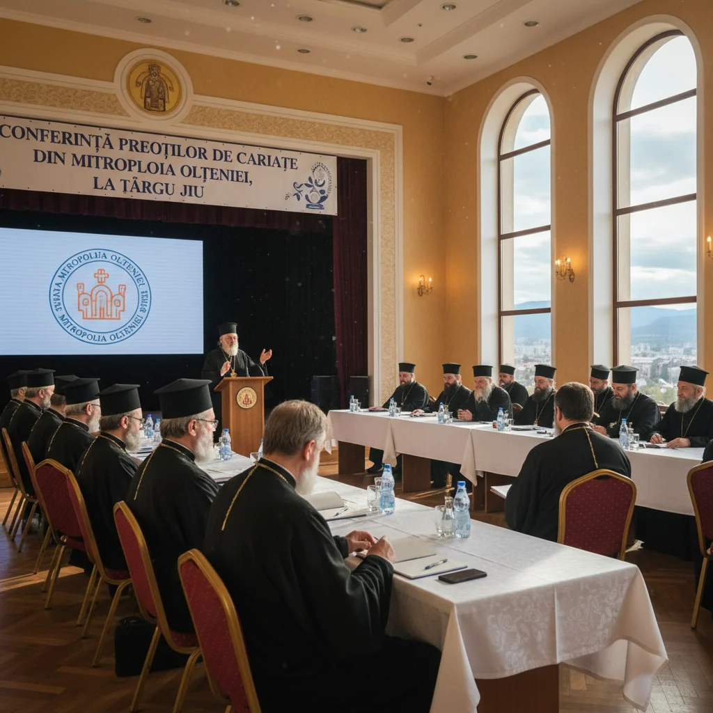 Conferința preoților de caritate atrage atenția la Târgu Jiu