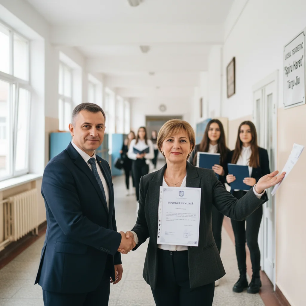 Contabil-șef disponibil la liceu din Gorj pentru candidați