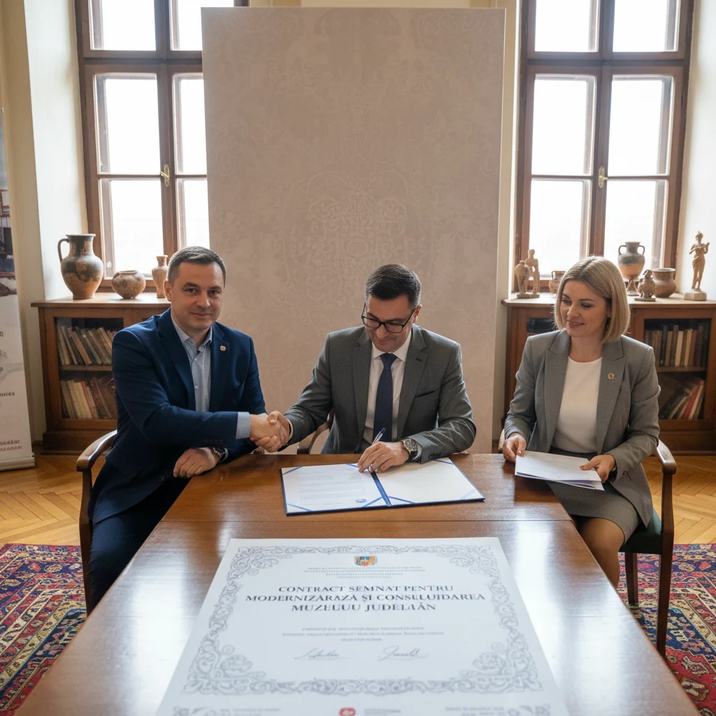 Contract semnat pentru modernizarea și consolidarea Muzeului Județean din [numele localității]