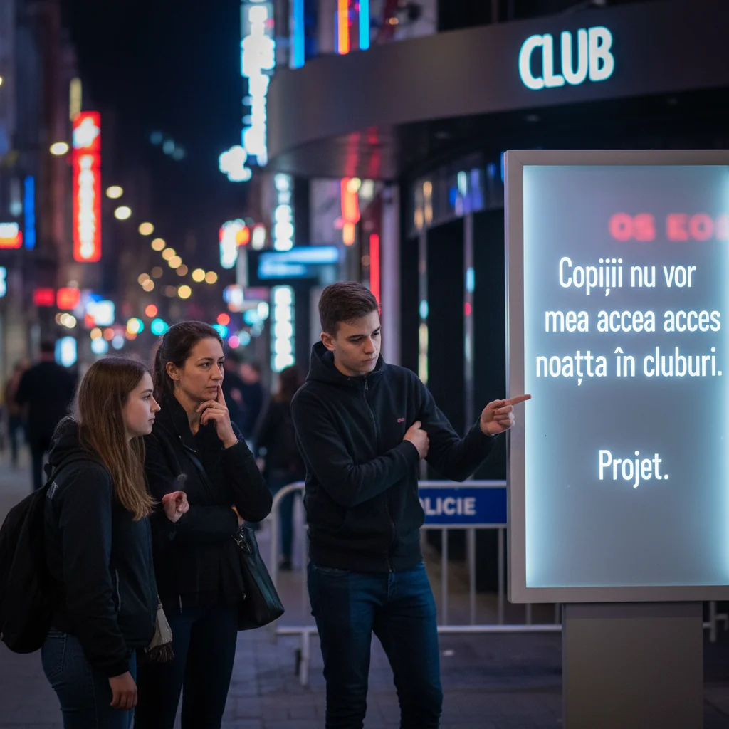 Copiii nu vor mai avea acces în cluburi noaptea, propunere legislativă