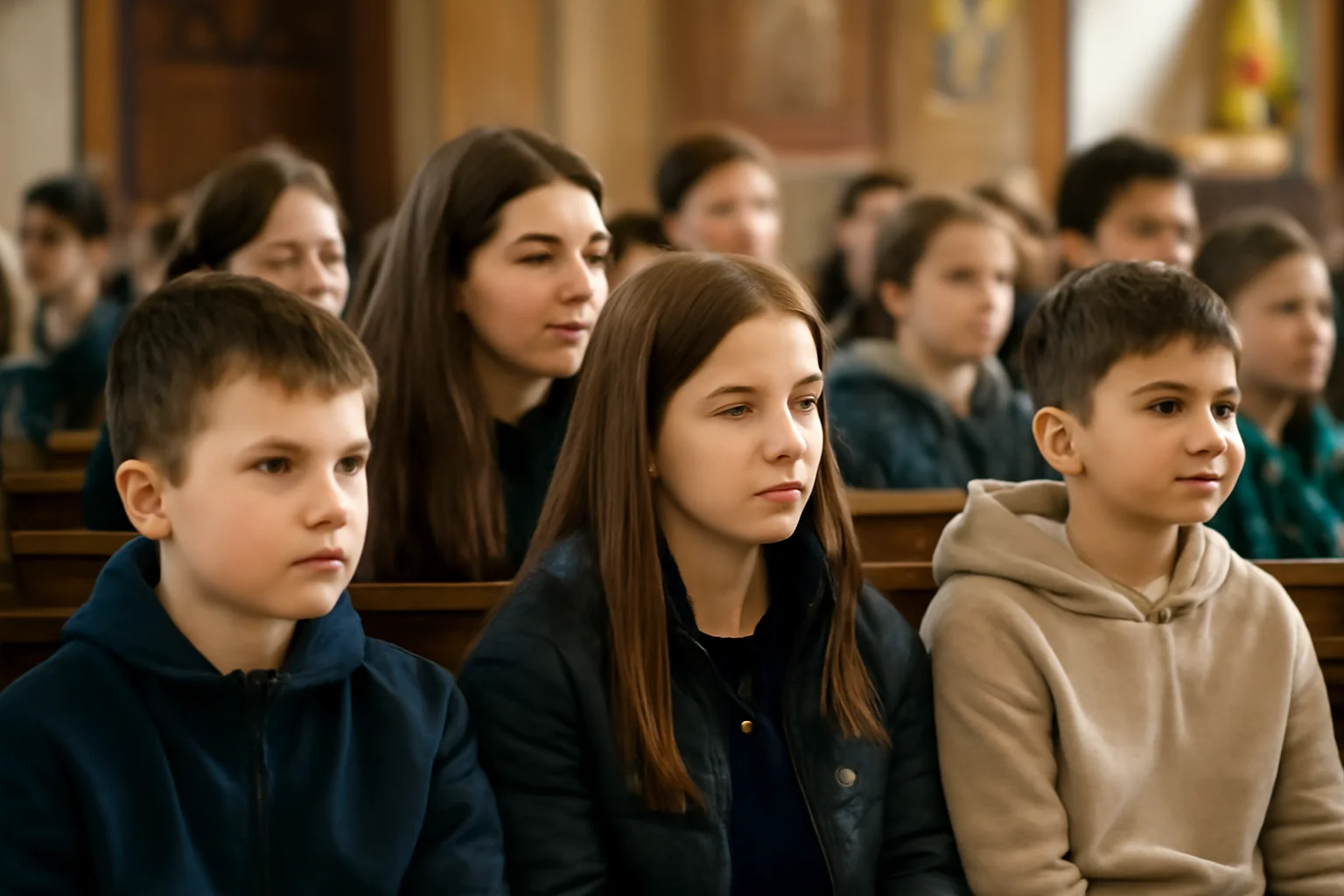 Copiii și adolescenții din parohia Preasfânta Treime Târgu Jiu se implică intens în programele de cateheză ale Bisericii