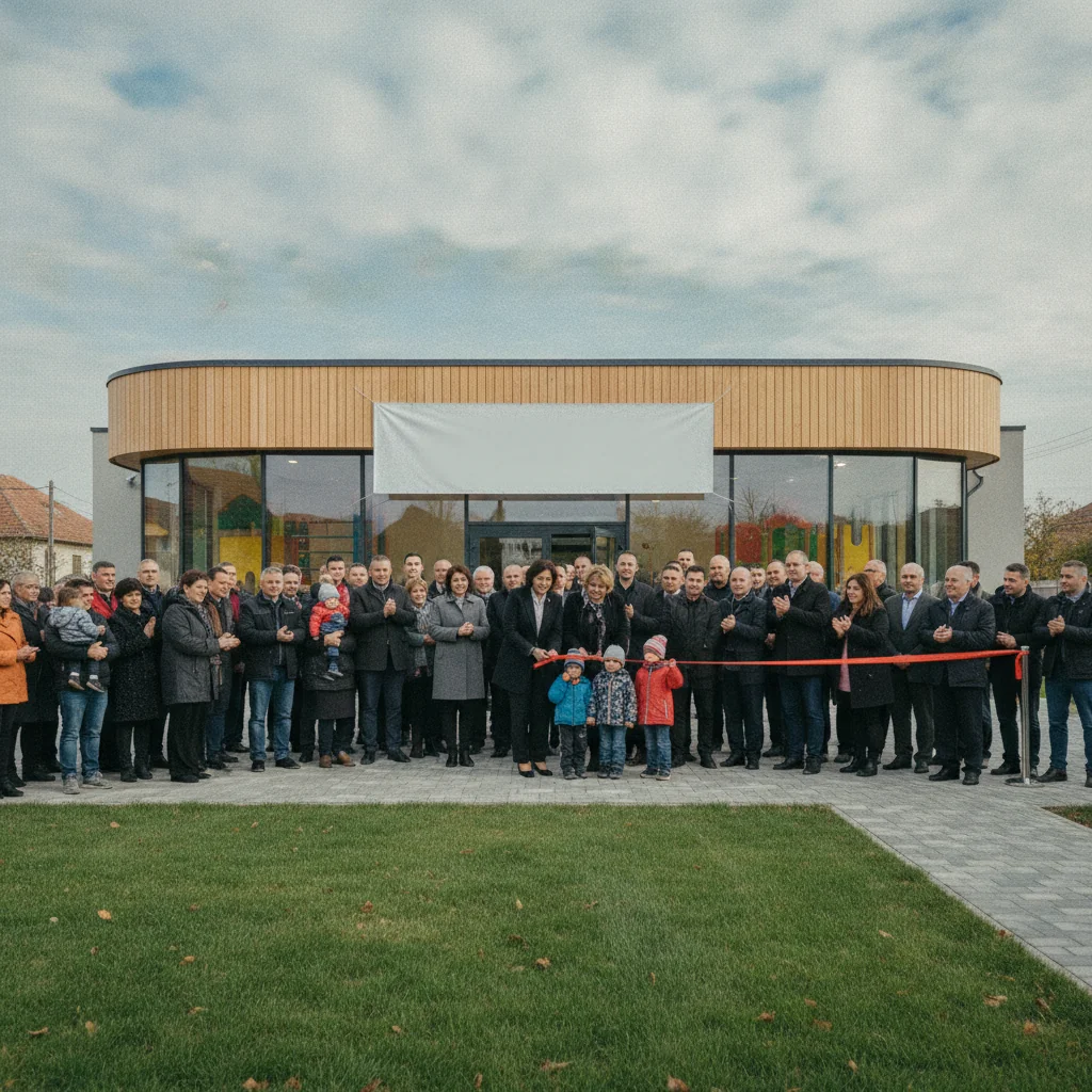 Creșă nouă cu 40 de locuri, inaugurată la Motru. Este a doua din Gorj prin Programul „Sfânta Ana”