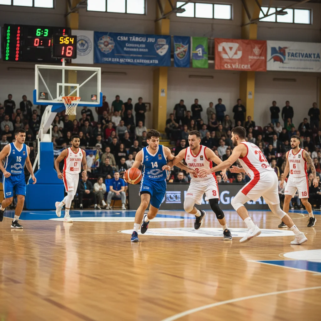 CSM Târgu Jiu se pregătește la Târgu Jiu pentru deplasarea cu CS Vâlcea în Liga Națională de baschet