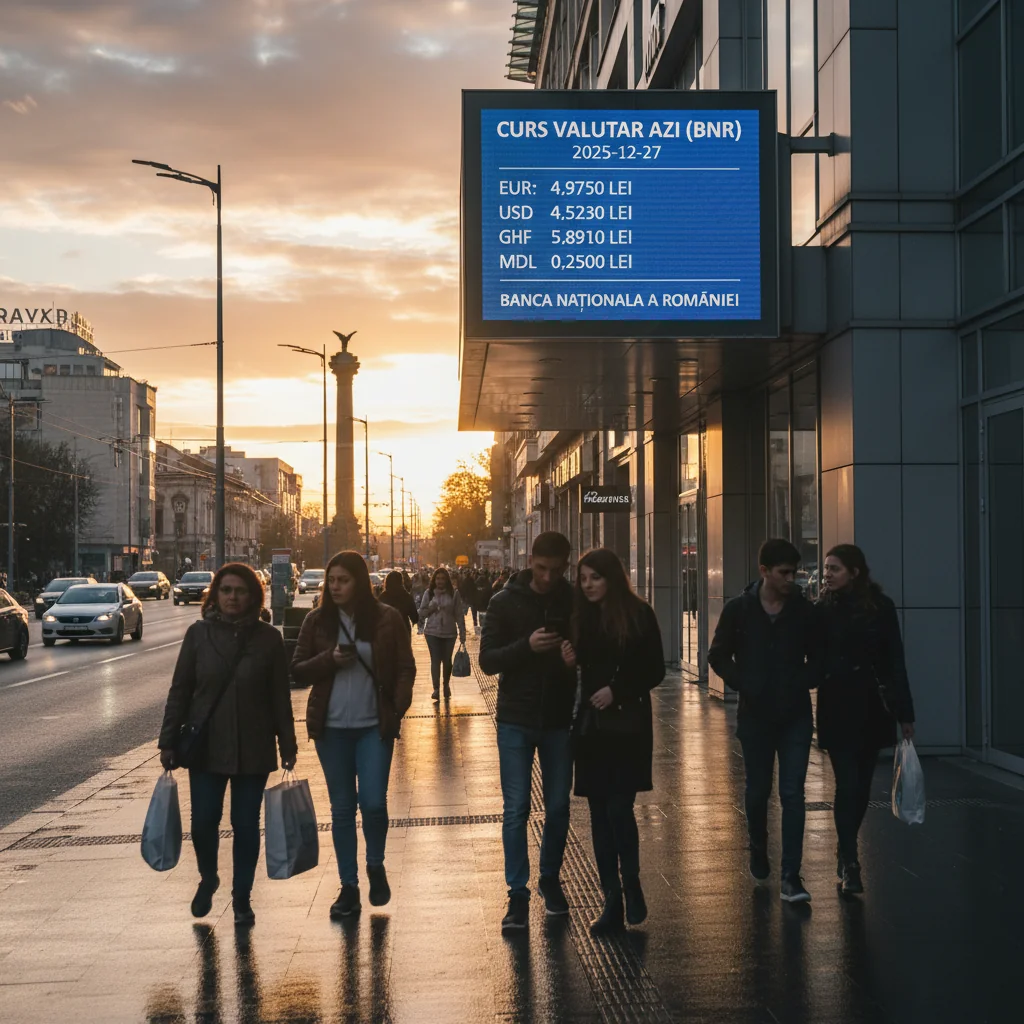 Curs valutar azi (BNR) – 2025-12-27, Targu Jiu