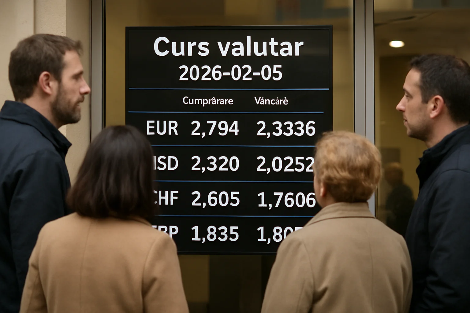 Curs valutar azi (BNR) – 2026-02-05