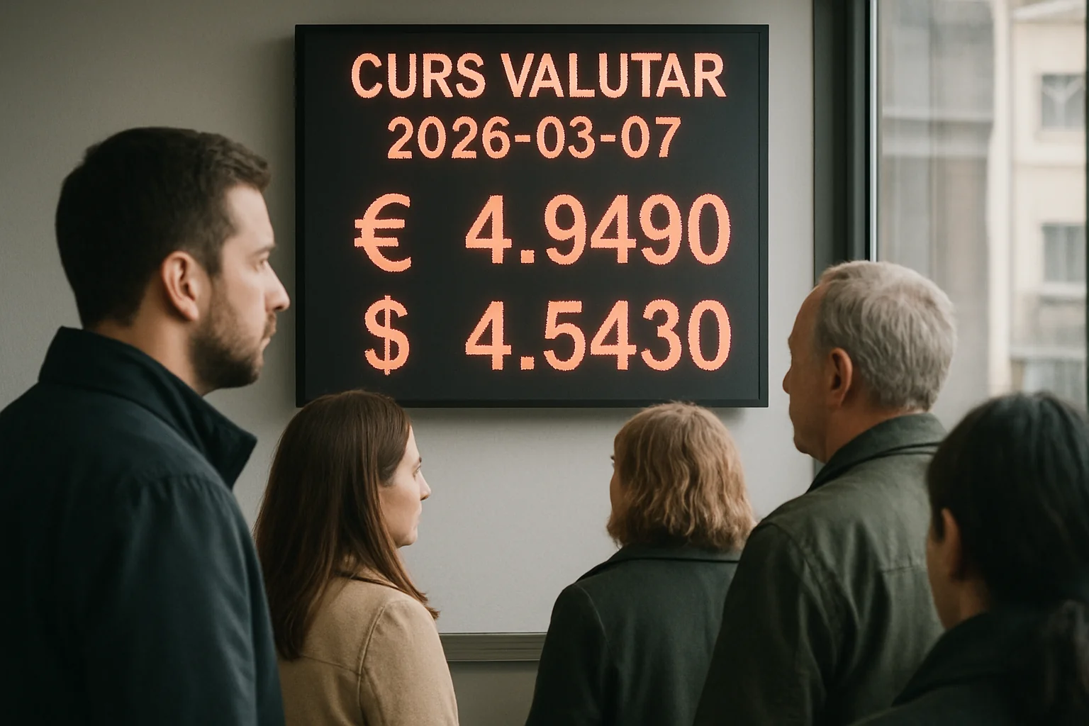 Curs valutar azi (BNR) – 2026-03-07