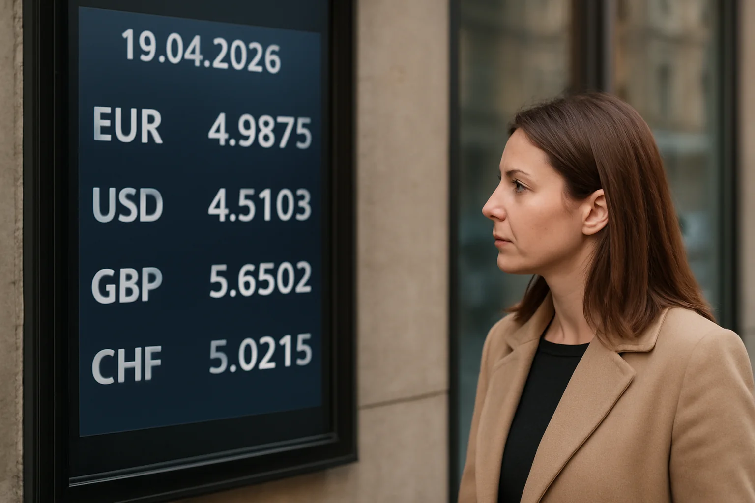 Curs valutar azi (BNR) – 2026-04-19