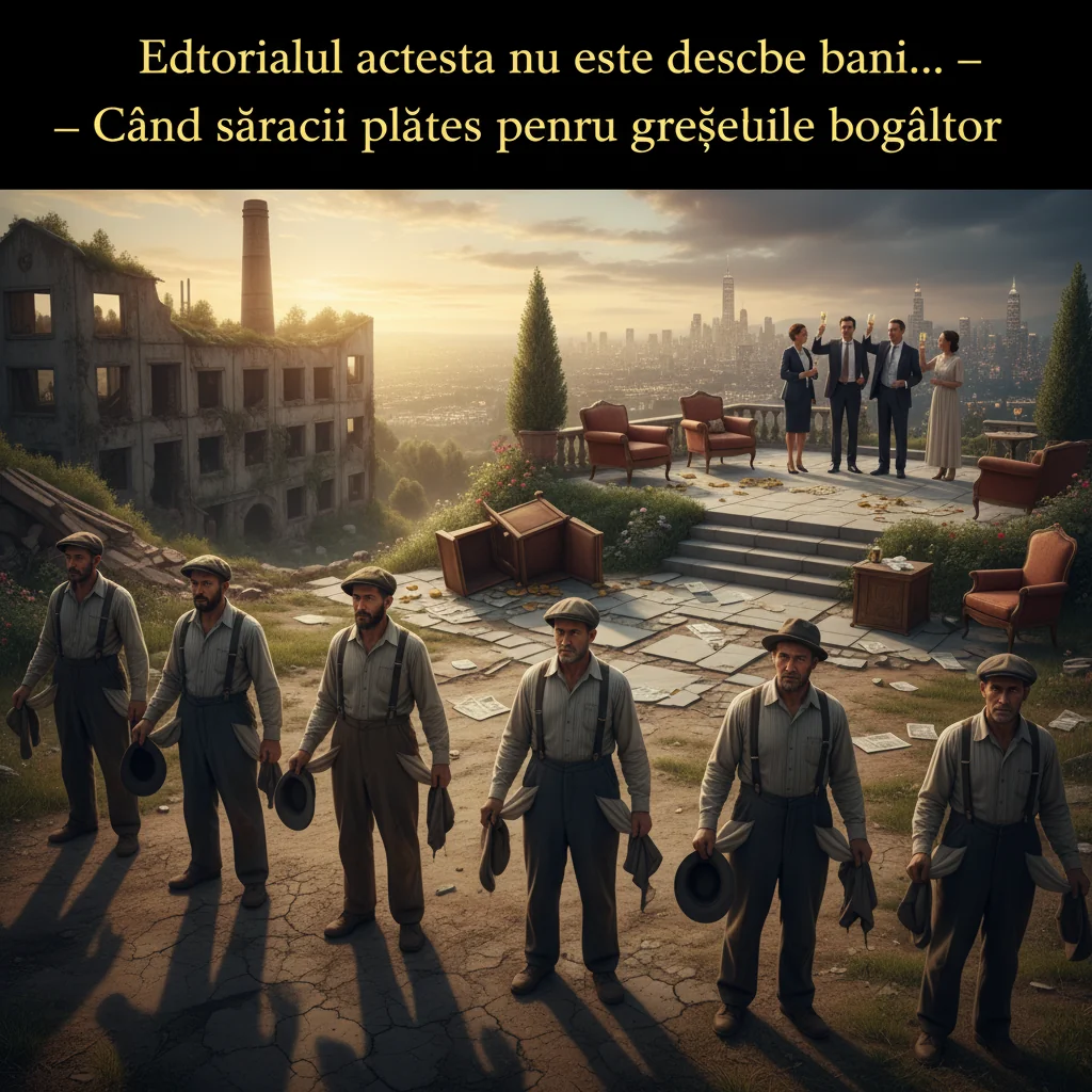 De ce plătesc săracii pentru greșelile bogaților?