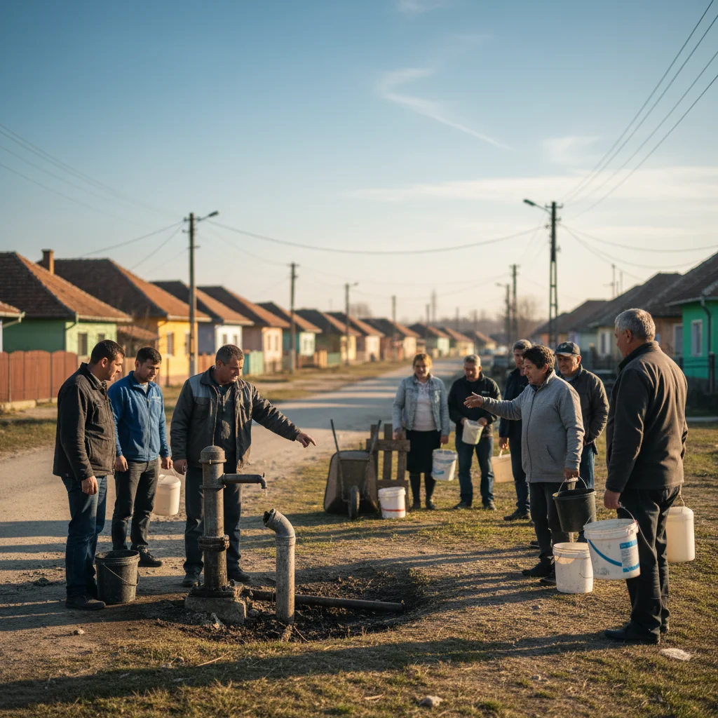 Dificultăți în alimentarea cu apă în zona Bumbești-Jiu